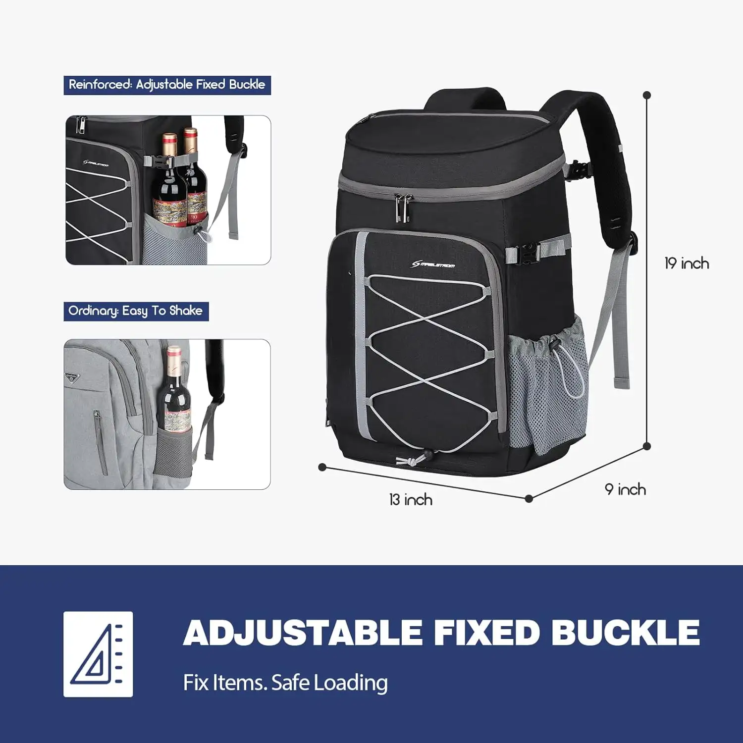 Maelstrom Cooler Backpack,35 Can Backpack Cooler Leakproof - 71t9bgwlxfl._ac_sl1500_